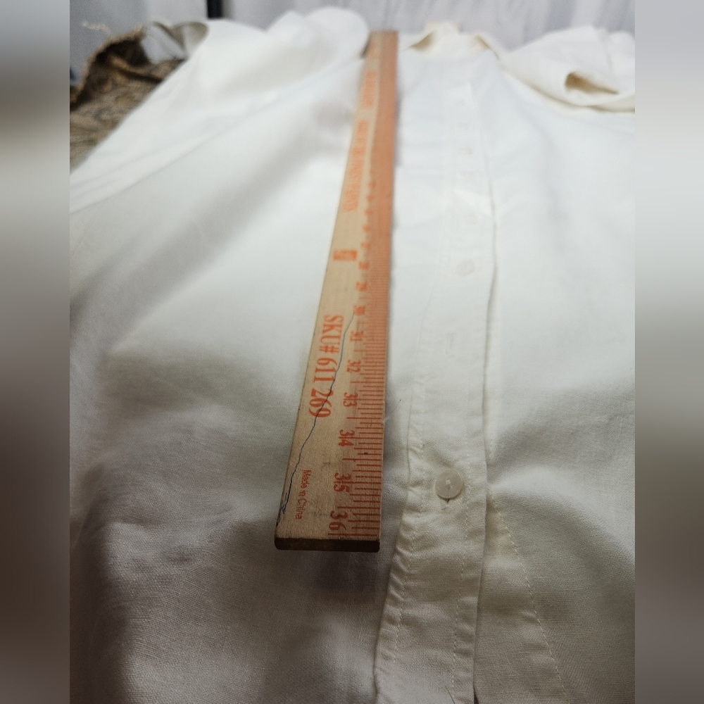 NEW! Women's Cotton 3/4 Sleeve Midi Shirtdress Universal Thread White M - Picture 13 of 16